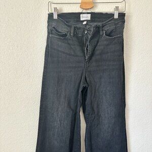 Frame wide leg jeans